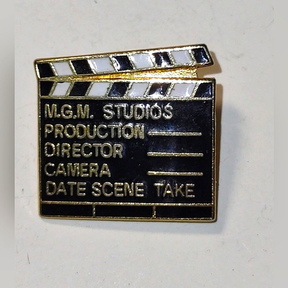 MGM Film Pin & Kids' Mouse Pendant Necklace
